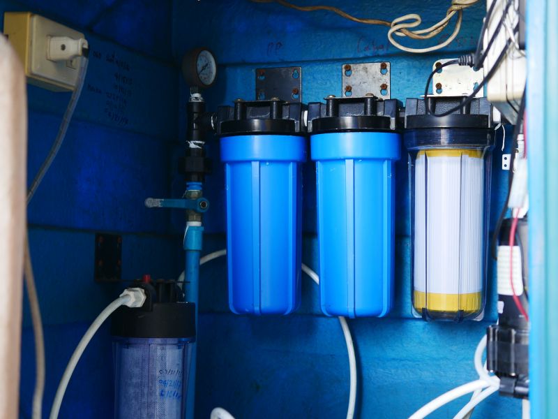 Water Softener System Installation Site