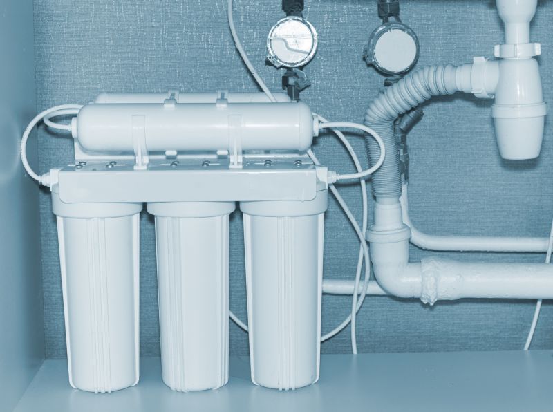 Water Softener System in Operation